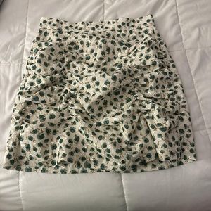 Floral mini skirt